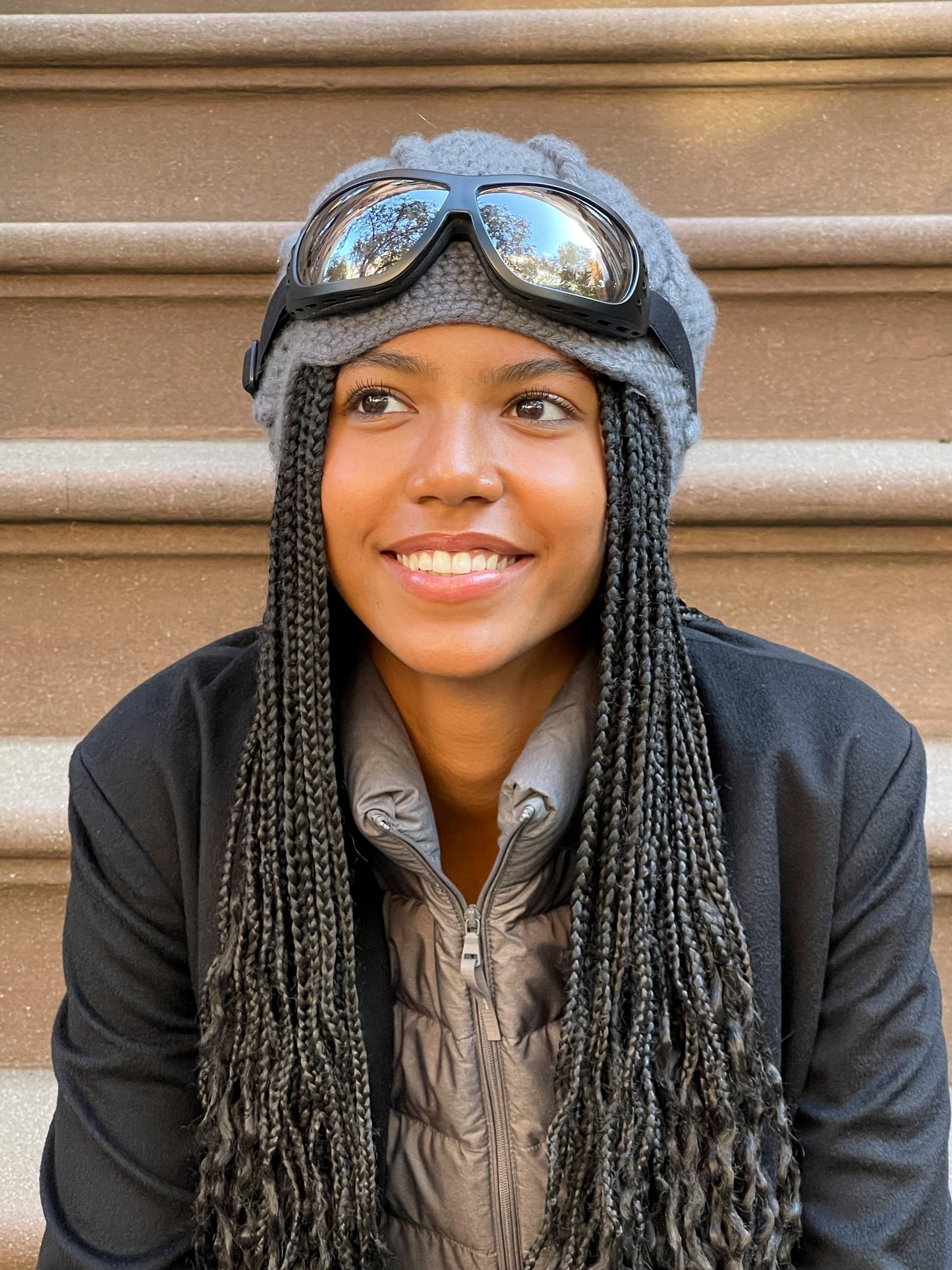 Black/Silver Goggles