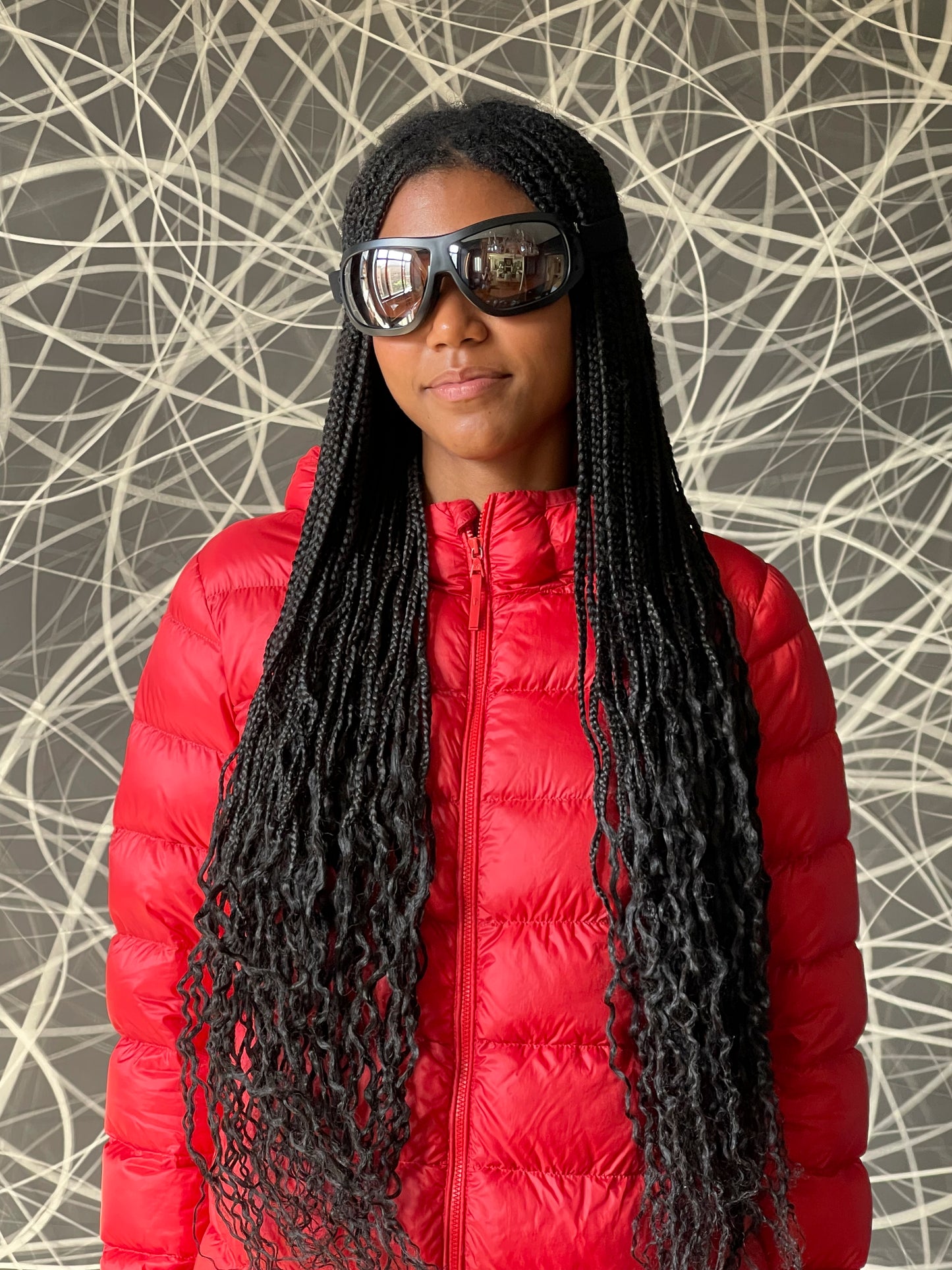 Black/Silver Goggles