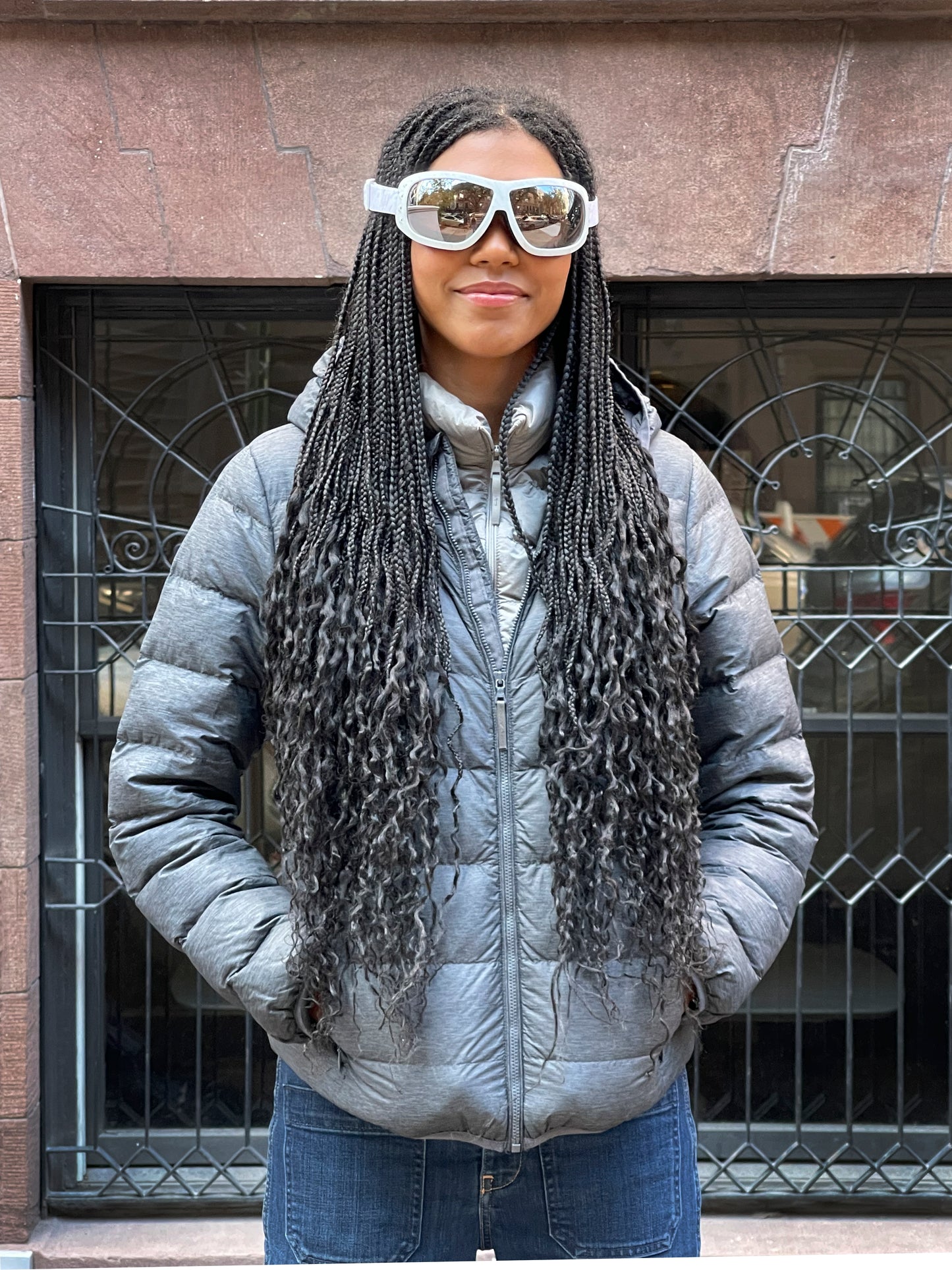 Carrara/Silver Goggles