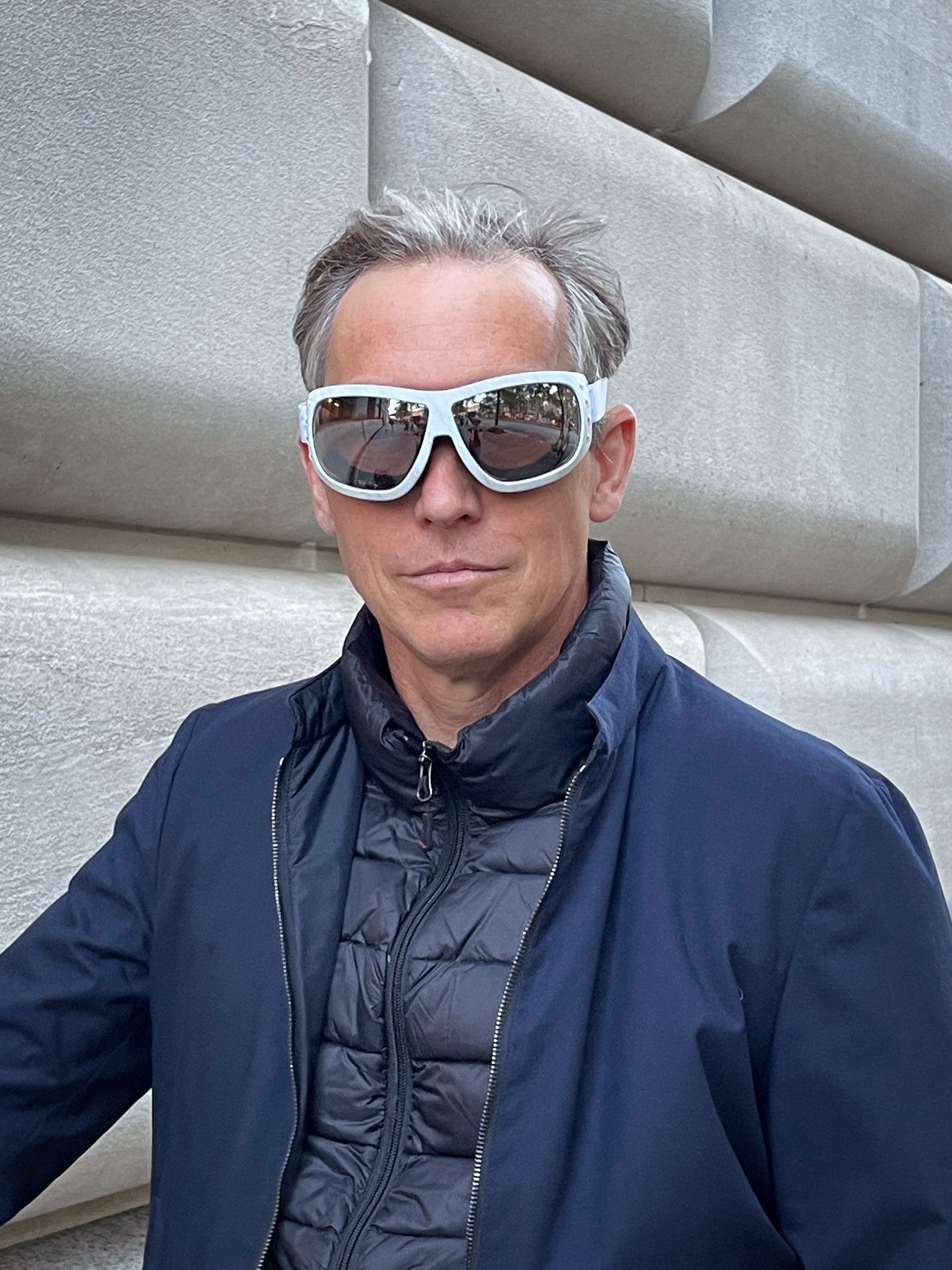 Carrara/Silver Goggles