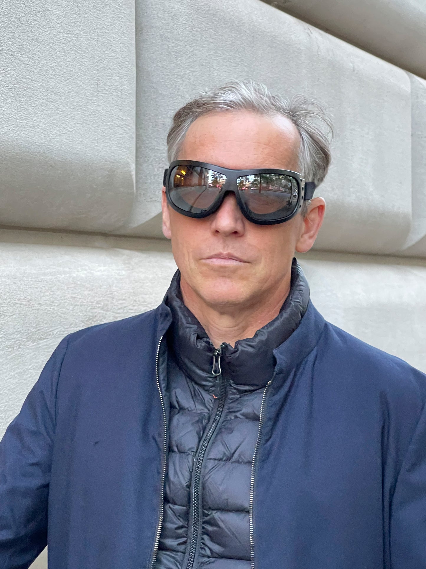 Black/Silver Goggles