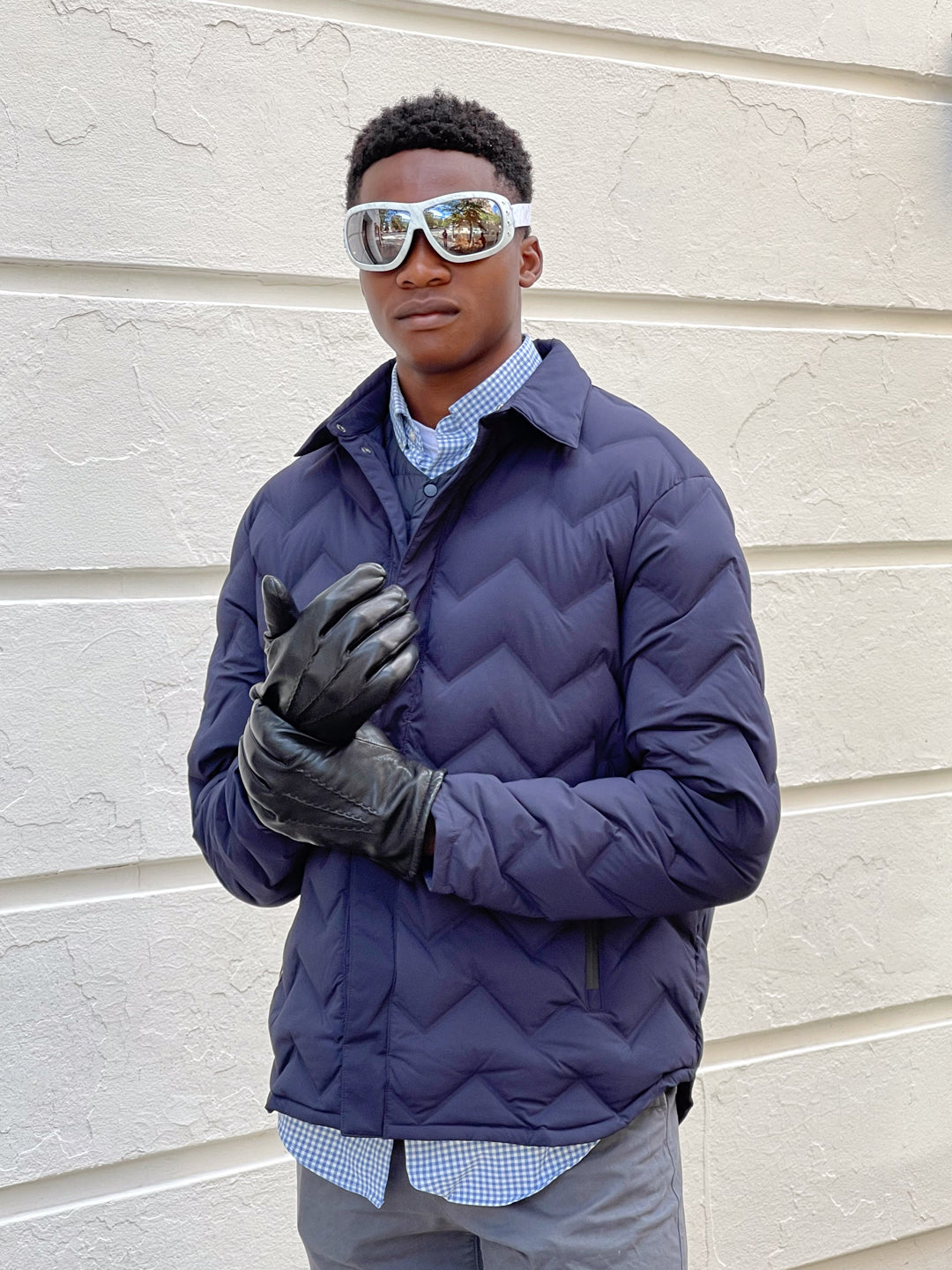 Carrara/Silver Goggles